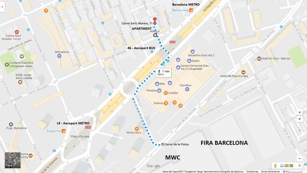 Apartamento Fira Barcelona L'Hospitalet de Llobregat Exteriér fotografie